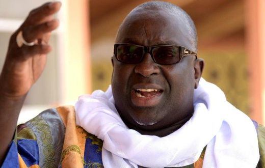 Papa Massata Diack, son of former president of the International Association of Athletics Federations Lamine Diack, speaks during an exclusive interview with AFP on March 6, 2017 in Dakar