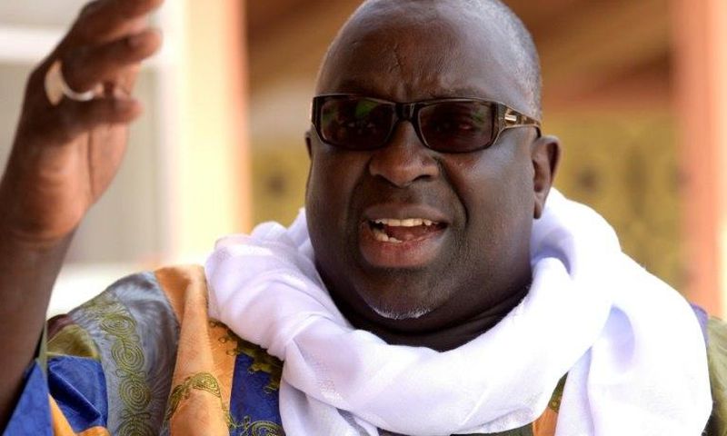 Papa Massata Diack, son of former president of the International Association of Athletics Federations Lamine Diack, speaks during an exclusive interview with AFP on March 6, 2017 in Dakar