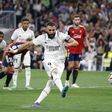 Benzema ushers Barcelona top of La Liga after missed penalty in Real Madrid's 1-1 draw against Osasuna