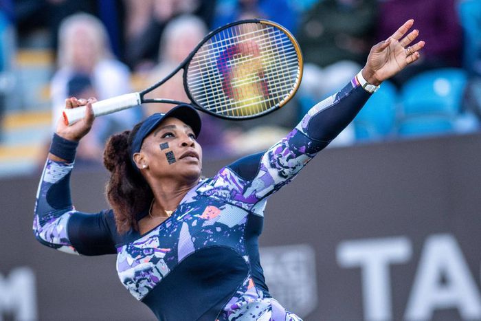 Serena Williams is back again on the same court she suffered an injury that kept her out for a year