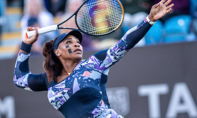 Serena Williams is back again on the same court she suffered an injury that kept her out for a year