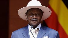 Le président Yoweri Museveni