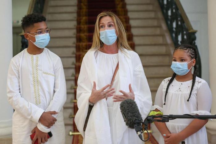 La famille de feu Pape Bouba Diop reçue par le président Macky Sall, en décembre 2020.