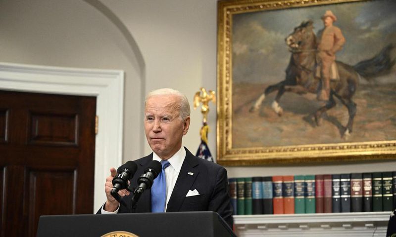 US President Joe Biden.BRENDAN SMIALOWSKI/AFP via Getty Images