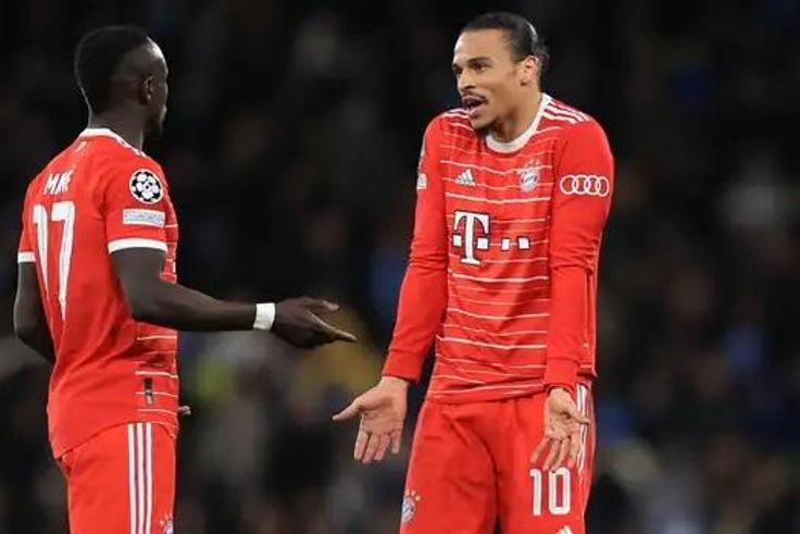 Sadio Mane Leroy Sane argue