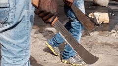 Agresseurs armés de machettes