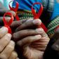 Le ruban rouge : lutte contre le VIH-SIDA