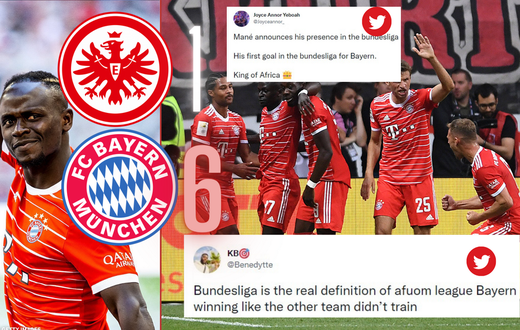 Bayern Munich thrashed Frankfurt 6-1 in their opening Bundesliga fixture