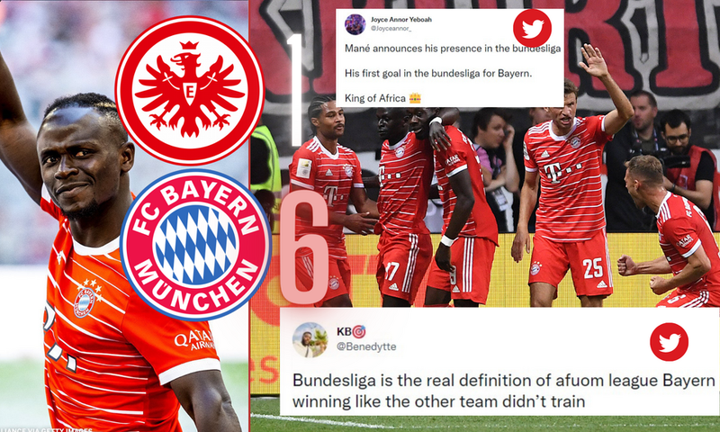 Bayern Munich thrashed Frankfurt 6-1 in their opening Bundesliga fixture