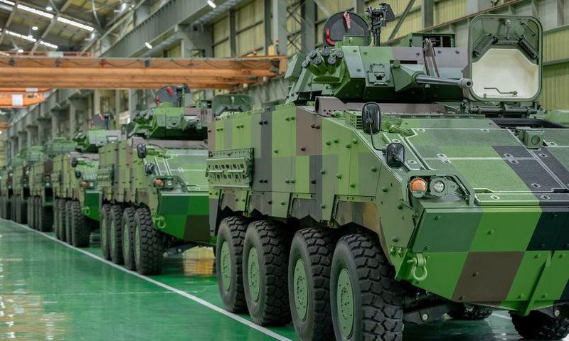 véhicules blindés d'assaut à roues Norinco VN22B