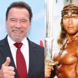Arnold Schwarzenegger at the "FUBAR" premiere in Los Angeles, California, and as the lead in "Conan the Barbarian."Mark Von Holden/Variety via Getty Images)