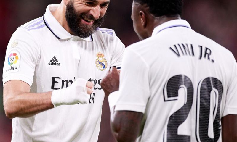 Benzema (gauche) et Vinicius Jr