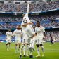 Les joueurs du Réal de Madrid jubilent après le deuxième but de Valverde