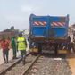 Camion sur les rails de Touba