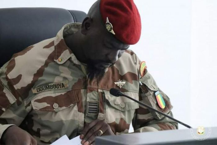 Le colonel Mamady Doumbouya