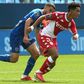 Monaco's Sofiane Diop escaping Oualid El Hajjam of Troyes