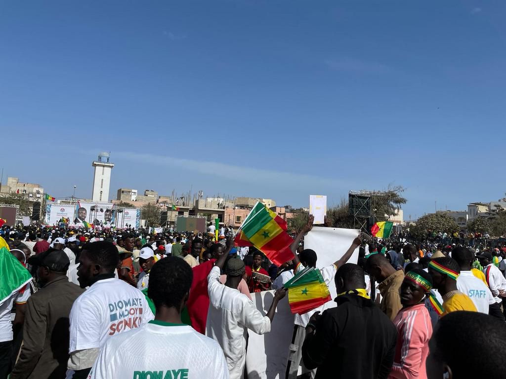 Meeting de la coalition Diomaye Président