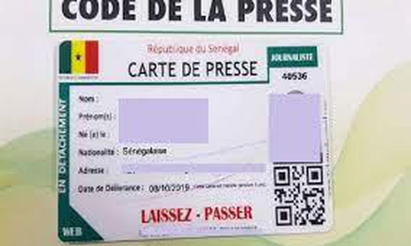 Carte de presse