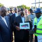 Macky Sall en visite de chantier au BRT