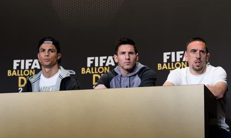 Ronaldo, Messi, Ribéry en 2013 © ICON