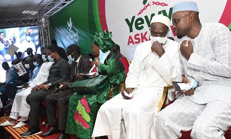 Les leaders de Yewwi Askan Wi - Khalifa Sall et Ousmane Sonko