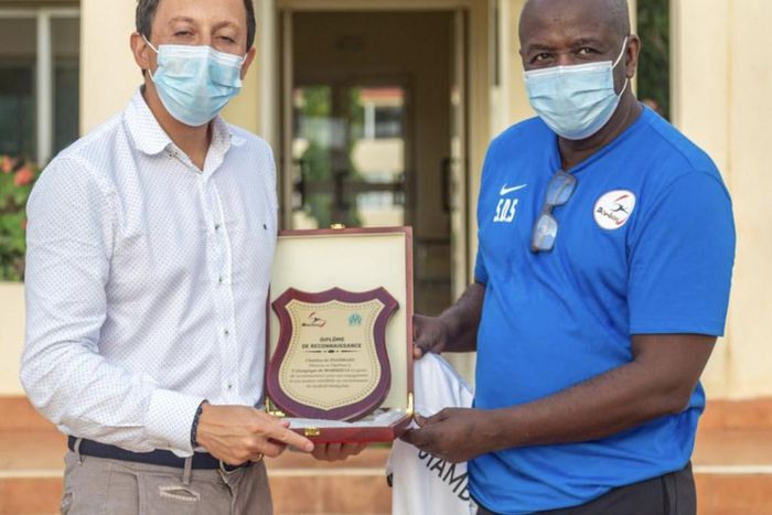 Pablo Longoria et Saer Seck