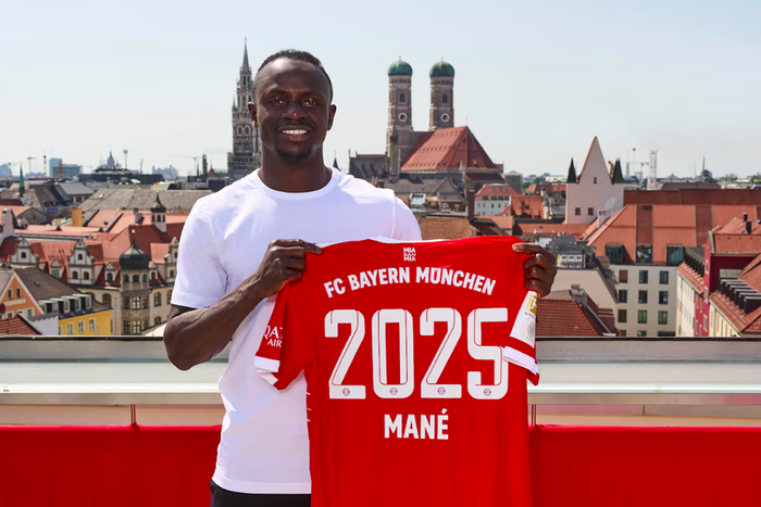 Sadio Mané à Munich