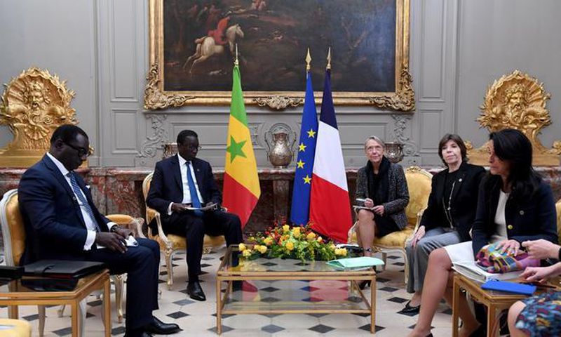 Amadou ba et Elisabeth Born