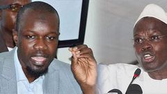 Khalifa Sall (droite) et Ousmane Sonko