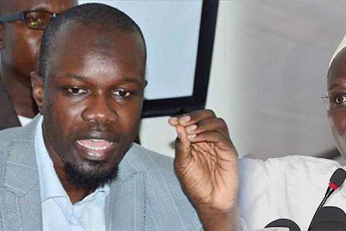 Khalifa Sall (droite) et Ousmane Sonko