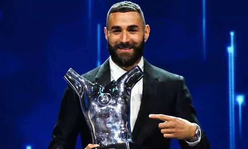 Uefa Karim Benzema sacre meilleur joueur de l'année