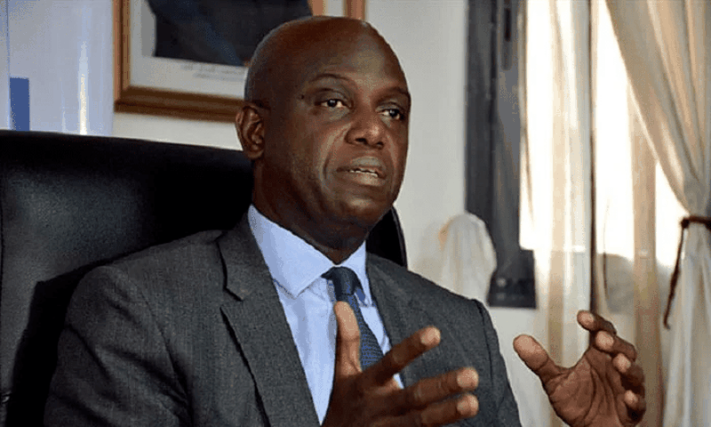 Mansour Faye le ministre des Infrastructures, des Transports terrestres et du Désenclavement webp