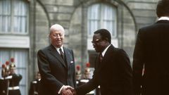 Elysée avec des dirigents africains