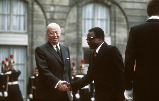 Elysée avec des dirigents africains