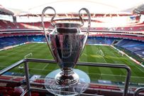 Le trophee de la Ligue des Champions à Lisbonne le 22 août 2020