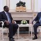 Le président Macky Sall (gauche) reçu par son homologue russe Vladimir Poutine (droite), le 18 juin 2018, lors de la coupe du monde 2018 en Russie