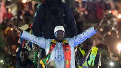 Bassirou Diomaye après sa libération