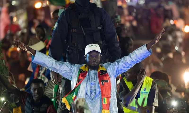 Bassirou Diomaye après sa libération