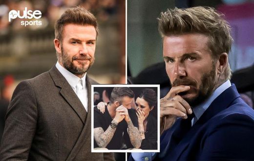 David Beckham et sa femme, Victoria