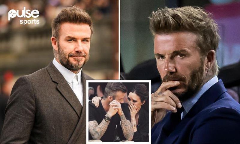 David Beckham et sa femme, Victoria