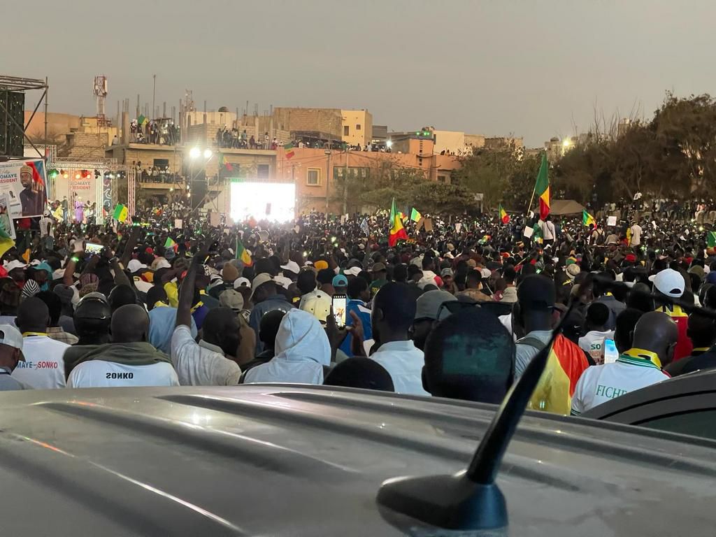 Meeting de la coalition Diomaye Président