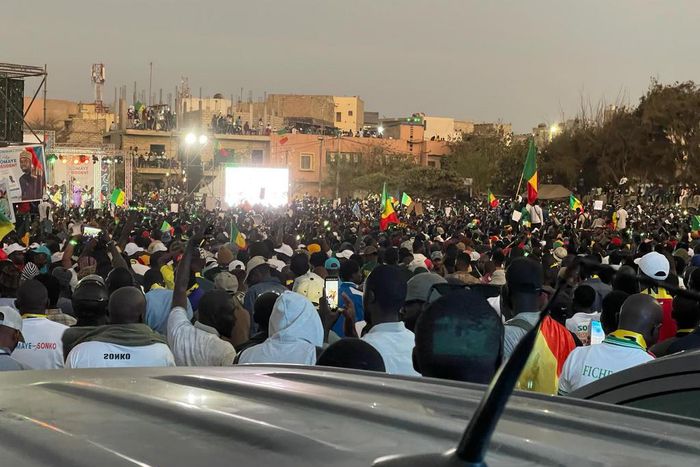 Meeting de la coalition Diomaye Président