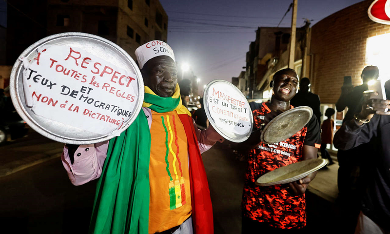 Concert de casseroles au Sénégal