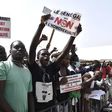 Une-manifestation-le-20-février-2022-à-Dakar-appelant-à-des-mesures-répressives-plus-strictes-contre l'homosexualité