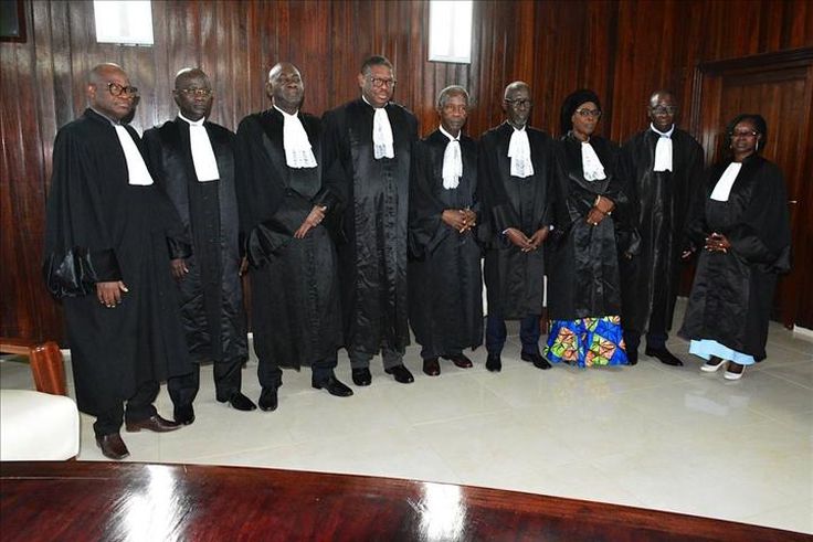 Les membres du Conseil Constitutionnel