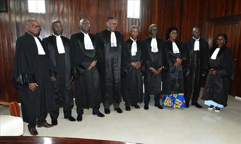 Les membres du Conseil Constitutionnel