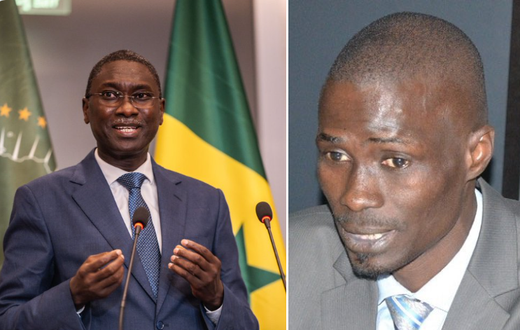 Ismaila Madior Fall et Ndiaga Sylla (droite)
