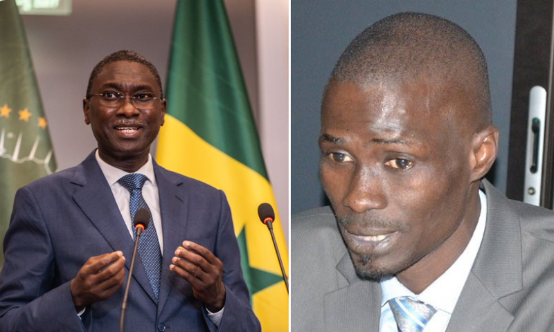 Ismaila Madior Fall et Ndiaga Sylla (droite)