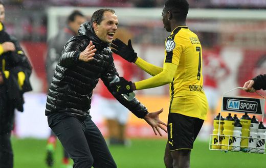 Thomas Tuchel and Ousmane Dembele had a good time together at Borussia Dortmund