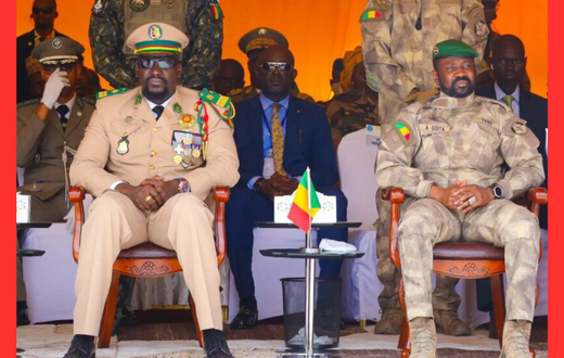 Assimi Goita et Mamadi Doumbouya